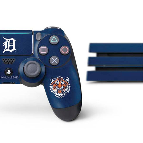 MLB Detroit Tigers - Solid Distressed PS4 Pro Bundle Skin