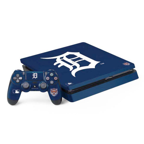 MLB Detroit Tigers - Solid Distressed PS4 Slim Bundle Skin
