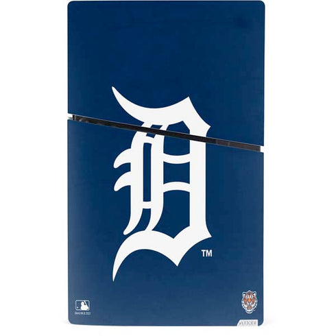 MLB Detroit Tigers - Solid Distressed PS5 Slim Digital Edition Console Skin
