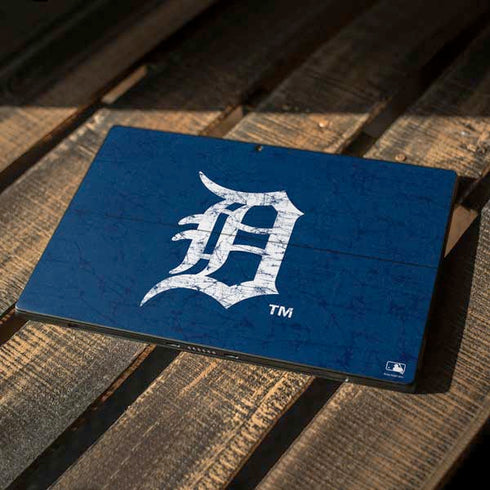MLB Detroit Tigers - Solid Distressed Surface Pro 7 Skin