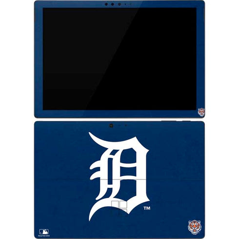 MLB Detroit Tigers - Solid Distressed Surface Pro 7 Skin