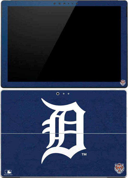 MLB Detroit Tigers - Solid Distressed Surface Pro (2017) Skin