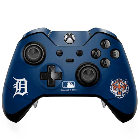 MLB Detroit Tigers - Solid Distressed Xbox One Elite Controller Skin