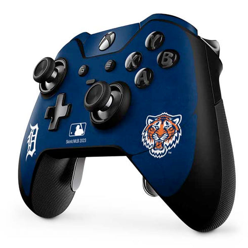 MLB Detroit Tigers - Solid Distressed Xbox One Elite Controller Skin