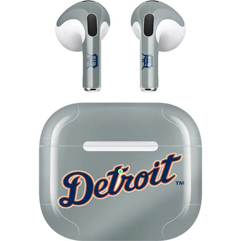 MLB Detroit Tigers Alternate/Away Jersey Apple AirPods (3rd Gen 2021) Skin