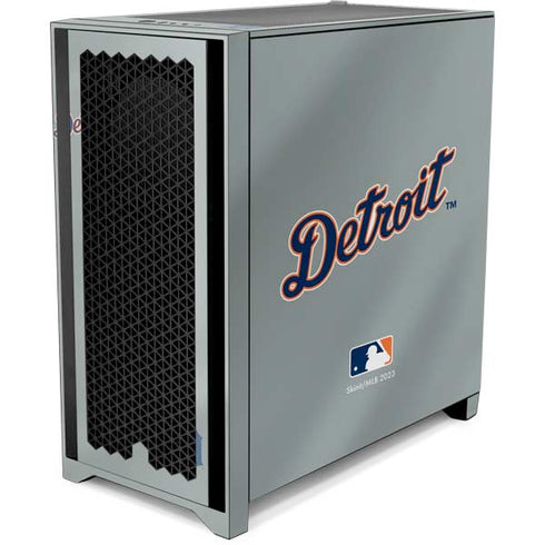 MLB Detroit Tigers Alternate/Away Jersey Corsair 4000D Tempered Glass Mid-Tower ATX Case Skin