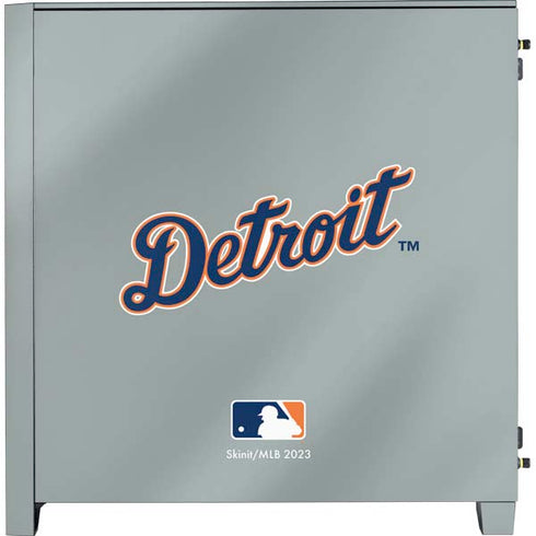 MLB Detroit Tigers Alternate/Away Jersey Corsair 4000D Tempered Glass Mid-Tower ATX Case Skin