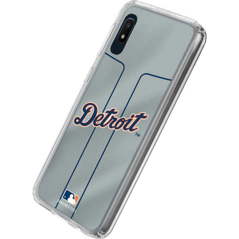 MLB Detroit Tigers Alternate/Away Jersey Galaxy A10e Clear Case