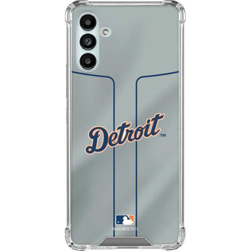 MLB Detroit Tigers Alternate/Away Jersey Galaxy A13 5G Clear Case