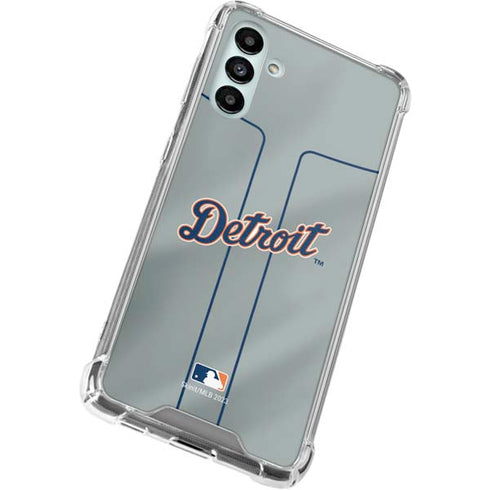 MLB Detroit Tigers Alternate/Away Jersey Galaxy A13 5G Clear Case
