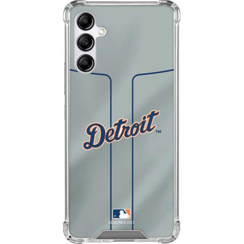 MLB Detroit Tigers Alternate/Away Jersey Galaxy A14 5G Clear Case