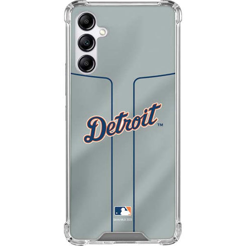 MLB Detroit Tigers Alternate/Away Jersey Galaxy A15 5G Clear Case