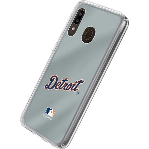 MLB Detroit Tigers Alternate/Away Jersey Galaxy A20 Clear Case