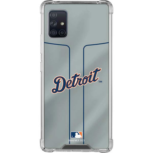 MLB Detroit Tigers Alternate/Away Jersey Galaxy A51 5G Clear Case