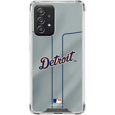 MLB Detroit Tigers Alternate/Away Jersey Galaxy A52 5G Clear Case