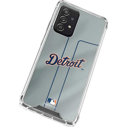 MLB Detroit Tigers Alternate/Away Jersey Galaxy A52 5G Clear Case