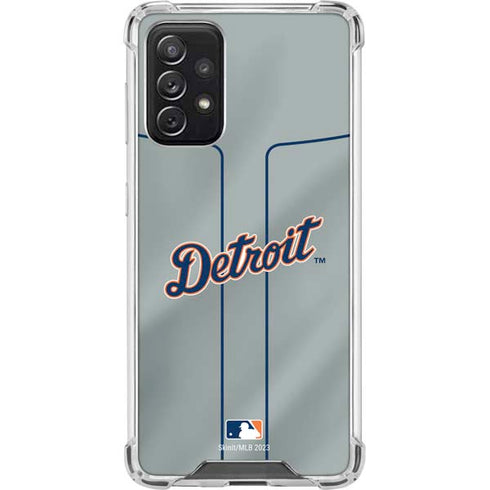 MLB Detroit Tigers Alternate/Away Jersey Galaxy A72 5G Clear Case