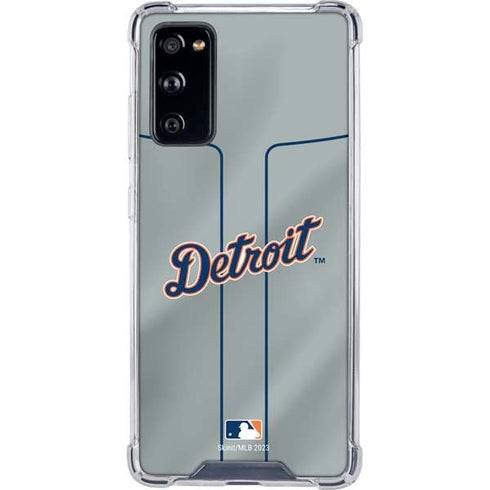 MLB Detroit Tigers Alternate/Away Jersey Galaxy S20 FE Clear Case