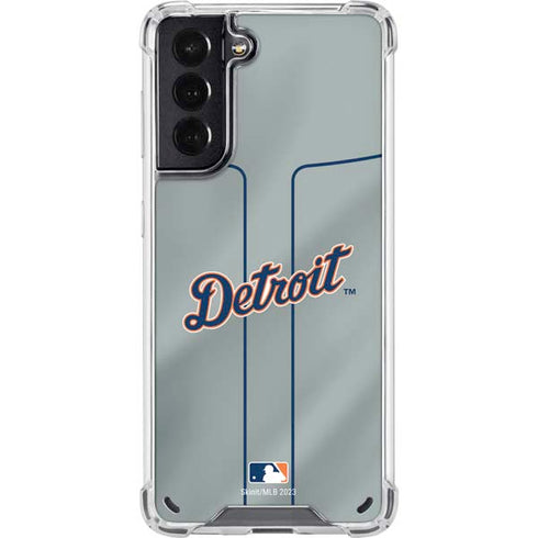 MLB Detroit Tigers Alternate/Away Jersey Galaxy S21 5G Clear Case