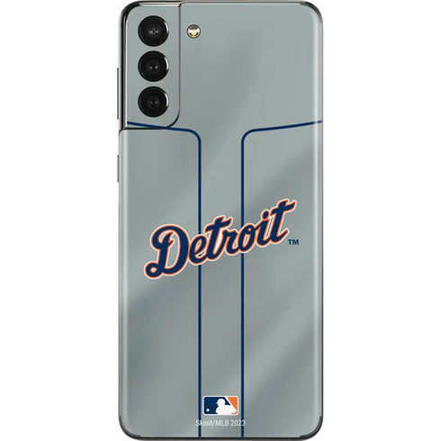 MLB Detroit Tigers Alternate/Away Jersey Galaxy S21 Plus 5G Skin
