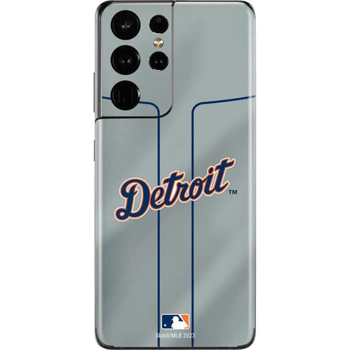 MLB Detroit Tigers Alternate/Away Jersey Galaxy S21 Ultra 5G Skin