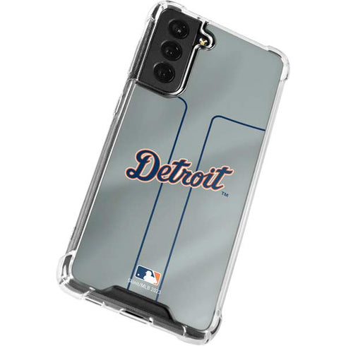 MLB Detroit Tigers Alternate/Away Jersey Galaxy S22 Plus Clear Case