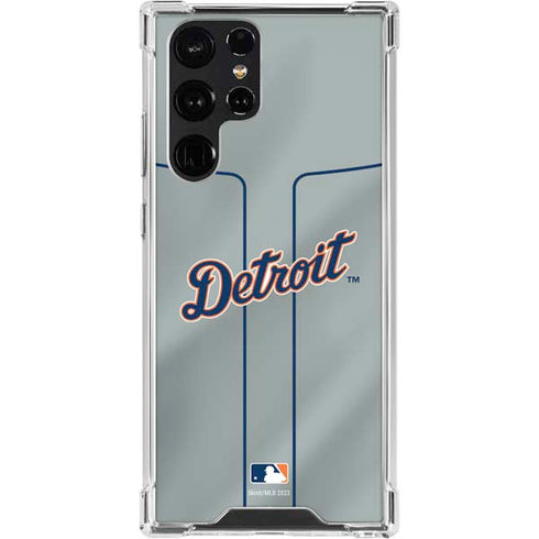 MLB Detroit Tigers Alternate/Away Jersey Galaxy S24 Ultra Clear Case