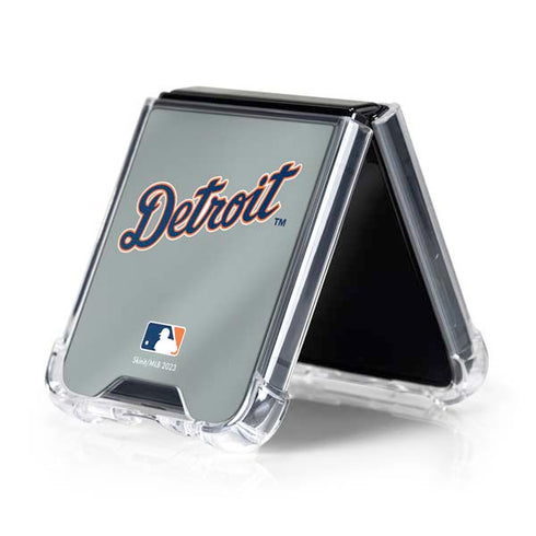 MLB Detroit Tigers Alternate/Away Jersey Galaxy Z Flip5 5G Clear Case
