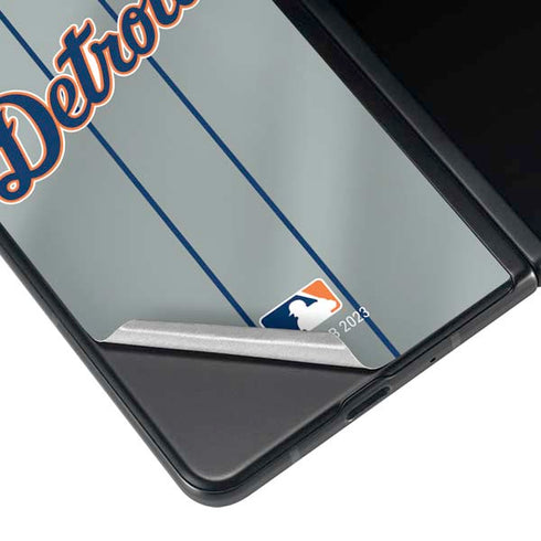 MLB Detroit Tigers Alternate/Away Jersey Galaxy Z Fold4 5G Skin