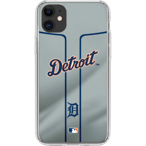 MLB Detroit Tigers Alternate/Away Jersey iPhone 11 Clear Case