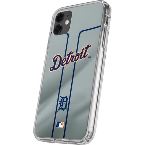 MLB Detroit Tigers Alternate/Away Jersey iPhone 11 Clear Case