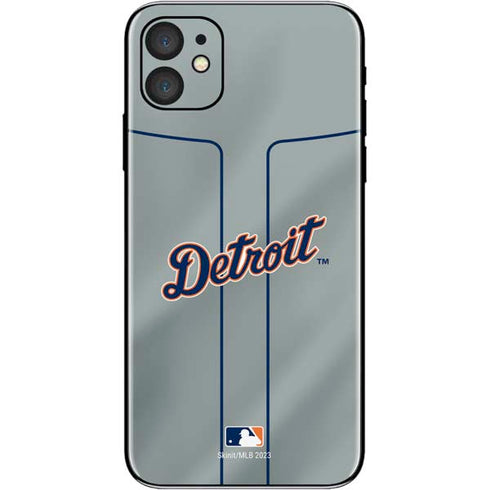 MLB Detroit Tigers Alternate/Away Jersey iPhone 11 Skin