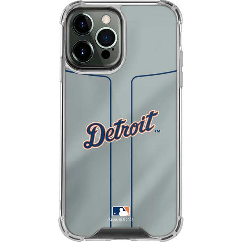 MLB Detroit Tigers Alternate/Away Jersey iPhone 13 Pro Max Clear Case