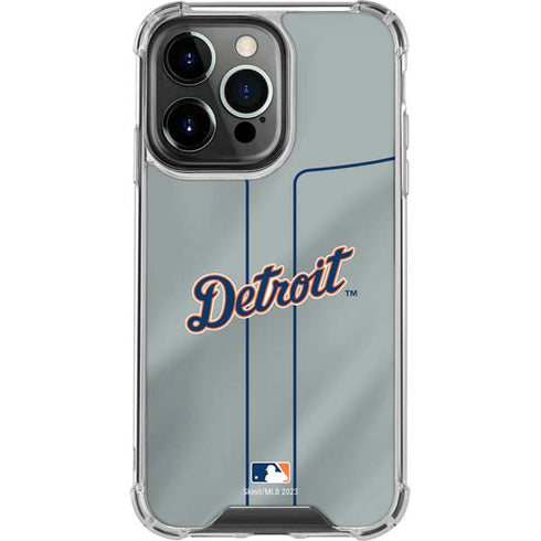 MLB Detroit Tigers Alternate/Away Jersey iPhone 14 Pro Clear Case