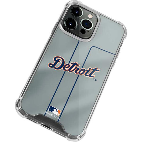MLB Detroit Tigers Alternate/Away Jersey iPhone 14 Pro Max Clear Case