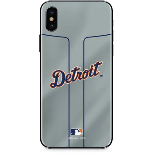 MLB Detroit Tigers Alternate/Away Jersey iPhone X Skin