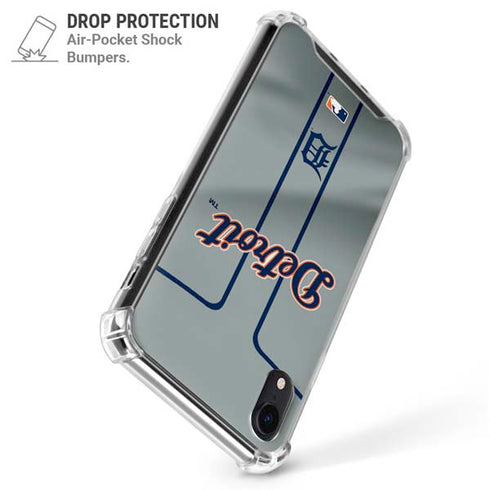 MLB Detroit Tigers Alternate/Away Jersey iPhone XR Clear Case