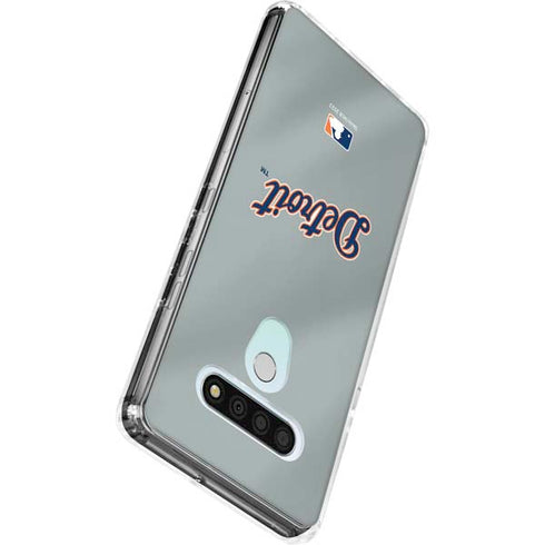 MLB Detroit Tigers Alternate/Away Jersey LG Stylo 6 Clear Case