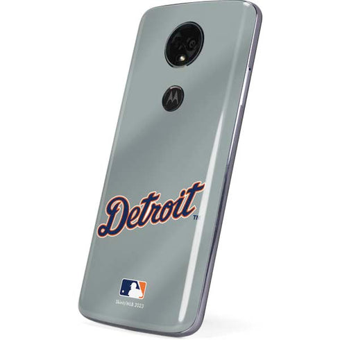 MLB Detroit Tigers Alternate/Away Jersey Moto E5 Plus Skin