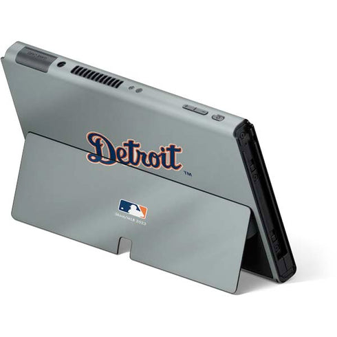 MLB Detroit Tigers Alternate/Away Jersey Nintendo Switch OLED (2021) Skin