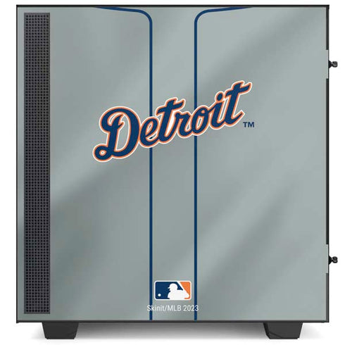MLB Detroit Tigers Alternate/Away Jersey NZXT H510 Compact ATX Mid-Tower Case Skin