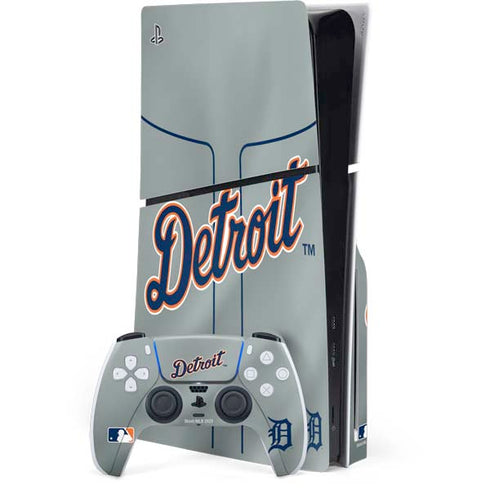MLB Detroit Tigers Alternate/Away Jersey PS5 Slim Disk Bundle Skin