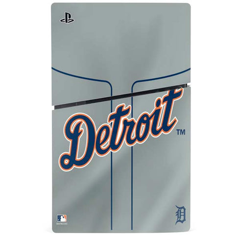 MLB Detroit Tigers Alternate/Away Jersey PS5 Slim Digital Edition Console Skin