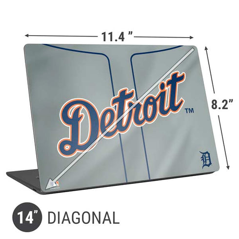 MLB Detroit Tigers Alternate/Away Jersey Universal Laptop 14in (11.4 x 8.2in) Skin