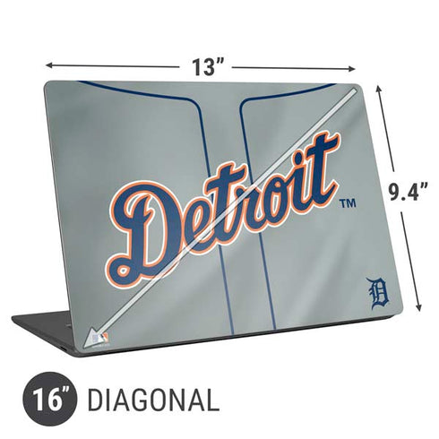 MLB Detroit Tigers Alternate/Away Jersey Universal Laptop 16in (13 x 9.4in) Skin