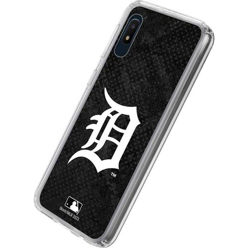 MLB Detroit Tigers Dark Wash Galaxy A10e Clear Case