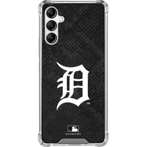 MLB Detroit Tigers Dark Wash Galaxy A14 5G Clear Case