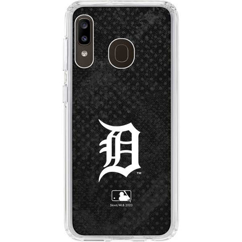 MLB Detroit Tigers Dark Wash Galaxy A20 Clear Case