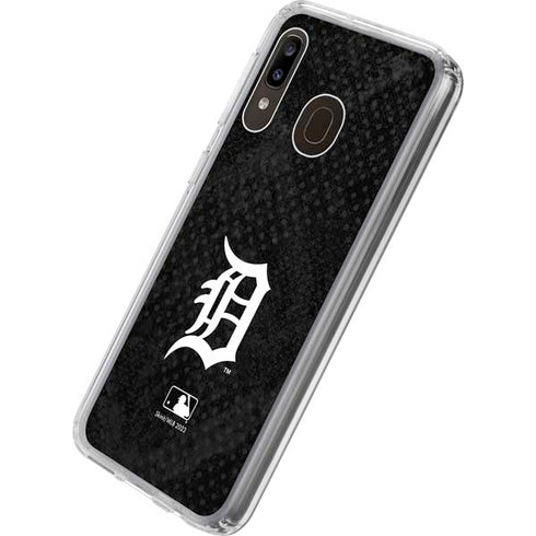 MLB Detroit Tigers Dark Wash Galaxy A20 Clear Case