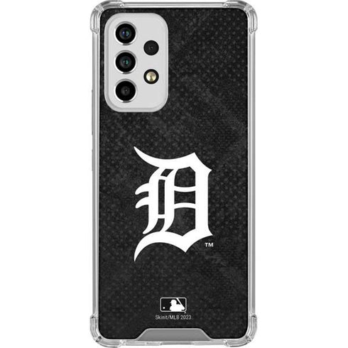 MLB Detroit Tigers Dark Wash Galaxy A33 5G Clear Case